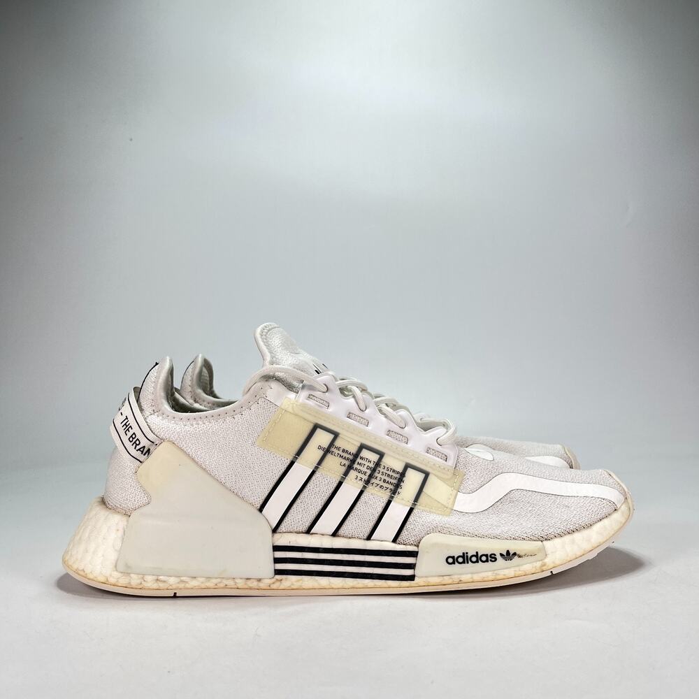 adidas NMD R1 V2 Cloud White Black Casual Lifestyle Sneakers GZ1999 Mens Size 12